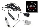 Проекция на двери с эмблемой Audi